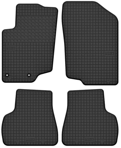 Juego de alfombrillas de goma para Peugeot 207 (2006-2012), ajuste perfecto, 4 piezas