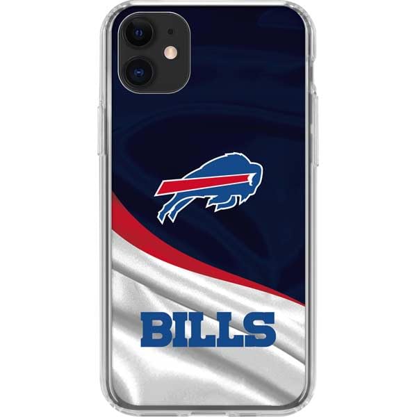 Skinit Clear Phone Case Compatible with iPhone 11 - Officially Licensed NFL Buffalo Bills Design