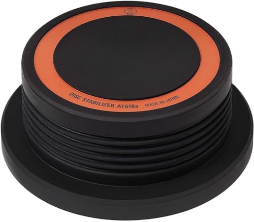 Audio Technica AT618a Turntable Platter Disc Stabilizer Machined Brass (Black)