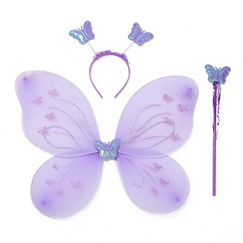 Image of BabyMoon Butterfly Fairy Angel Costumes Baby Wings Photography Props | Set of 3