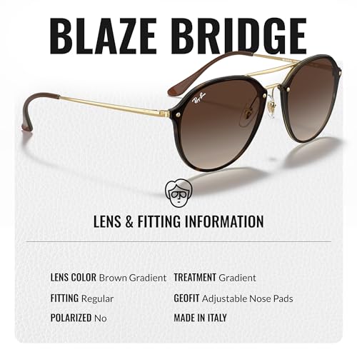 Ray-Ban RB4292N BLAZE DOUBLE BRIDGE Phantos Shaped Sunglasses for Men & Women with Official RAYBAN Eyewear Kit4