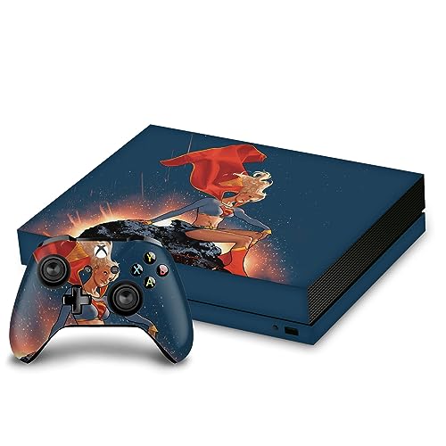 Autocollant Xbox One X Supergirl pour transformer votre espace de jeu vidéo en salon DC