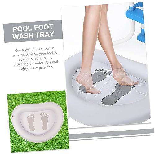 Tina inflable para pies para spa portátil y piscina miniatura 6