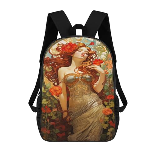 Sac à dos enfant pour voyages et école, grand sac 17 pouces au motif dessin animé