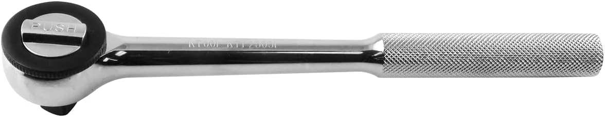 K Tool International 3/8 in. Drive Push Button Chrome Ratchet