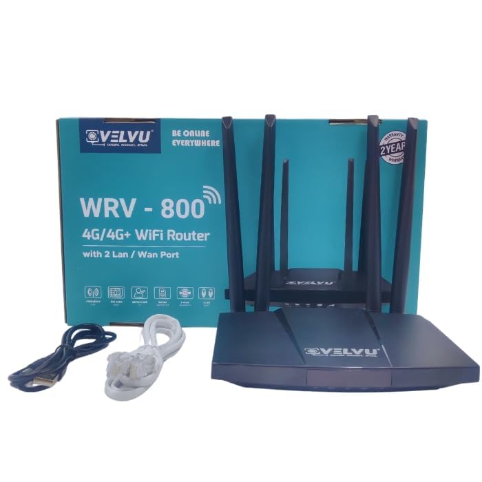 Wireless Router 4G Mobile Sim Based Router with Four Antenna, 2 LAN ...