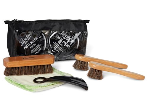 Florsheim Mens Deluxe Travel Pack Pro Shine Kit Black One Size