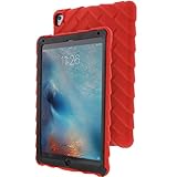 Gumdrop Cases Droptech for Apple iPad Pro 9.7 (2016) A1673, A1674, A1675 Rugged Tablet Case Shock Absorbing Cover, Red / Black