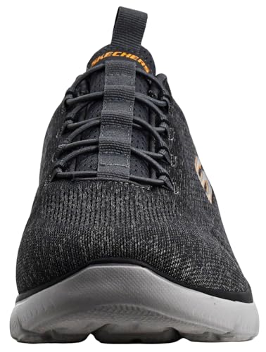 Image of Skechers Men's Summits Louvin Sneaker | Casual, Memory Foam, Machine Washable, Bungee Slip-On