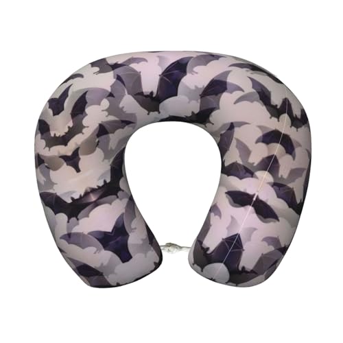 Almohada viscoelástica cuello en U 30 cm negro miniatura 1