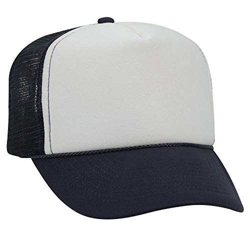 Image of OTTO Polyester Foam Front 5 Panel Pro Style Mesh Back Trucker Hat