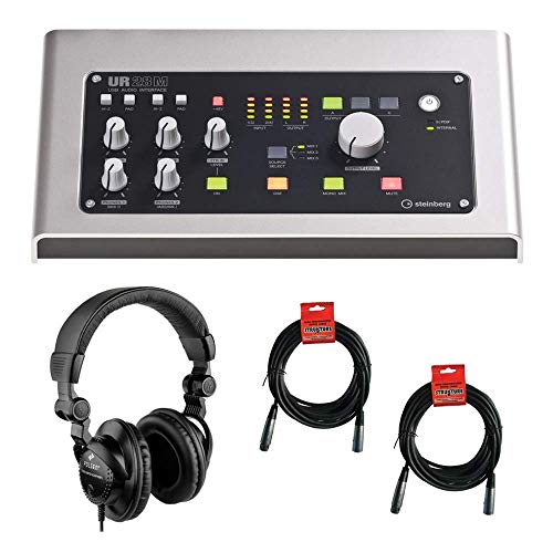 Steinberg UR28M USB 2.0 Digital Audio Interface with Polsen HPC-A30 Studio Headset