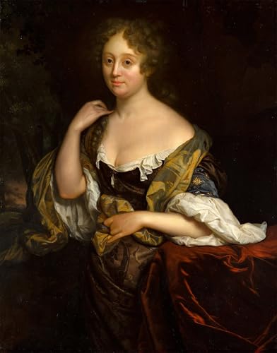 Art mural Godfried Schalcken : affiche Isabella Agneta Deutz 60x90cm pour bureau