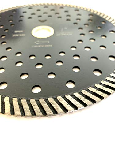 Alskar Diamond Adlgpc 9 Inch Stone Cutting Premium Turbo Continuous Rim Diamond Blades For Granite (9") #TOP1