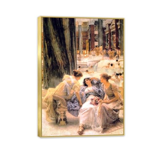 Reproduction de peinture Les Thermes de Caracalla pour salon chic