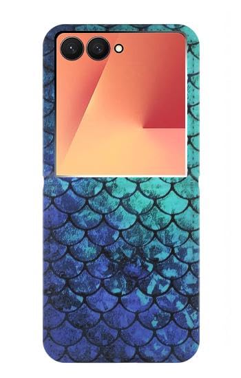 Housse cuir premium Samsung Galaxy Z Flip 7 finition écailles