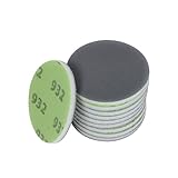 10 Stück Mesh Net Schleifpads Schleifscheibe feines Schleifpad Rund Ohne Loch Trockene Schleifscheiben Exzenterschleifer (3 Zoll)