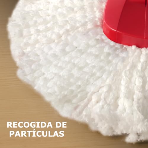 Miniatura 6 de Vileda Recambio Turbo Classic Paquete De 1 Apto Para Todos Los Sistemas De Fregonas Giratorias Vileda Para Superficies De Suelo Duro Elimina Más Del 99 De Las Bacterias Solo Con Agua