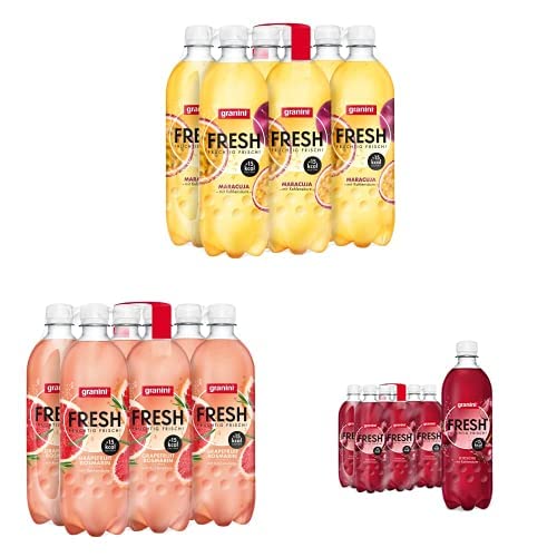 Bundle aus 3 x 0,75l granini FRESH Maracuja + granini FRESH Grapefruit
