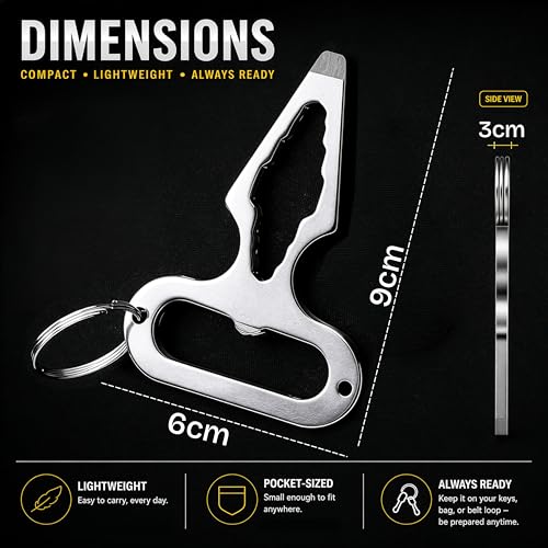 Image of Storite Premium Metal Keychain for Men & Women | Stylish Key Ring for Car, Bike & House Keys