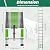 BISREW Telescoping Ladder 14.5 FT with Detachable Hooks,11.8 in Step Hight,Compact Collapsible Design with Safety Locks,Adjustable 15 Steps for Home,Outdoor Work,RV,Attic Access,Aluminum Extension