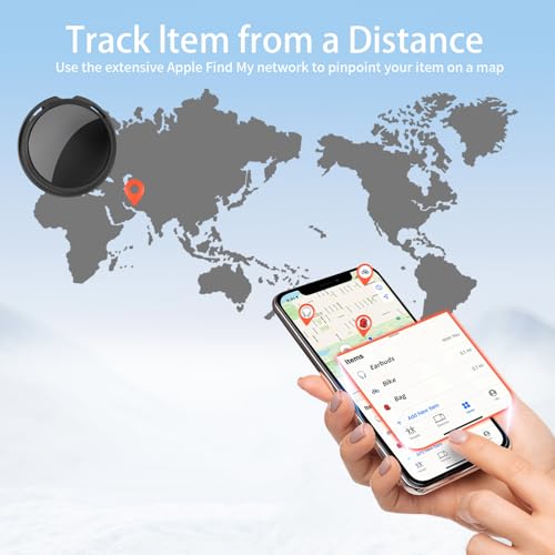 Image of 2 Pack Mini GPS Trackers for Vehicles Work with Find My (iOS Only) Real Time Car Tracker Tags Hidden Car Locator Tracking Device Global Coverage No Monthly Fee or Subscription No SIM Card Required