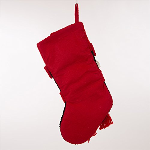 Glitzhome 19" L 3D Penguin Christmas Stocking Oversize Handmade Hooked Xmas Fireplace Hanging Stockings Decoration Stockings Decorations For Family Holiday Season Party Decor #TOP3