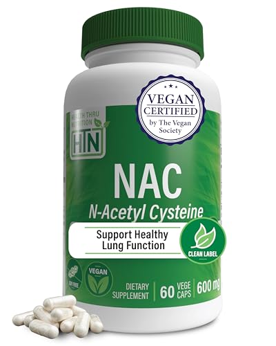 NAC N-Acetyl-Cysteine 600mg 60 Capsules