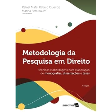 Capa do livro Metodologia da Pesquisa em Direito - 3ª edição 2023