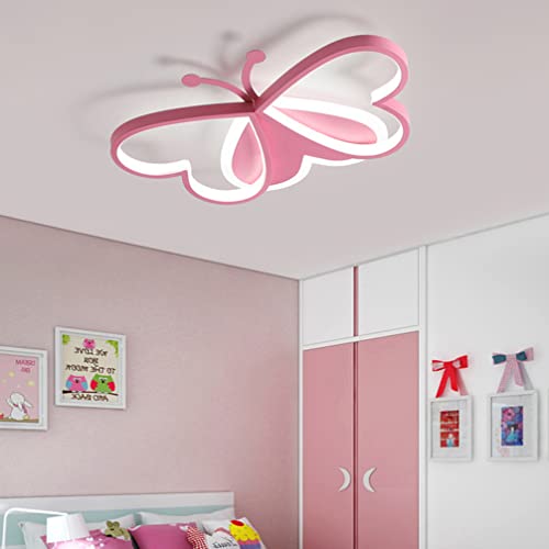 Applique murale papillon rose pour illuminer les nuits des enfants