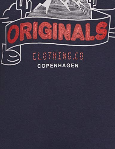 Image of JACK & JONES Men's Printed Slim Fit Crew Neck T-Shirt