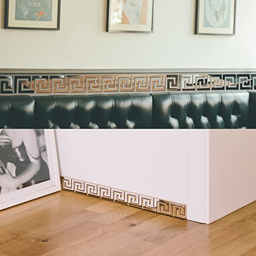 Quietart 50Pcs Silver Wall Stickers Bathroom Decor For Mirror Frame Peel And Stick Diy Home Decor Removable Wallpaper Adornos Para La Sala Elegantes #TOP2