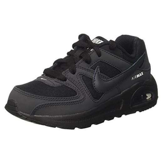 Nike Nike Air Max Command Flex (Ps), gymnastikskor för pojkar svart vit, 1 UK (33 EU), Svart - Svart svart antracit vit 002-28.5 EU