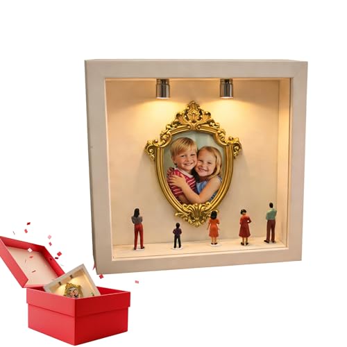 Caja de silueta en miniatura – Foto Familia...