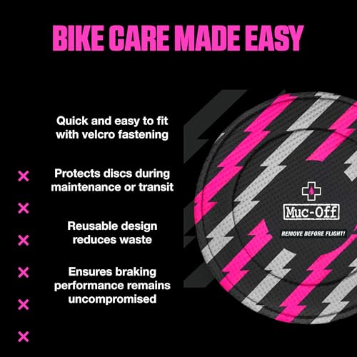 Muc-Off Disc Brake Covers, Set of 2 - Washable Neoprene Protective Covers for Bicycle Disc Brakes - Protects from Overspray and Damage in Transit by Muc-Off - Image 7
