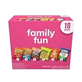 Frito-Lay Snacks Family Fun Mix Chips Variety Pack, Ruffles, Fritos, Cheetos, Lay's, Funyuns,18 Count(Pack of 1)(Assortment May Vary)