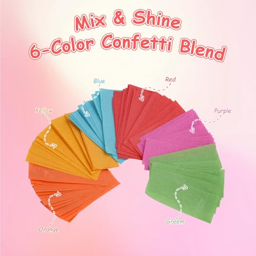 Image of 2.2 lb Multicolor Confetti Paper (Pack of 2)