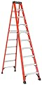 Louisville Ladder 10-Foot Fiberglass Step Ladder, 375-Pound Capacity, FS1410HD