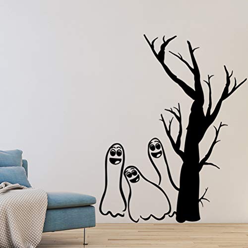 Bestoyard 1Pc Carved Halloween Dead Tree Devil Room Bedroom Decorating Wall Stickers Creative Diy Removable Wall Decoration Mural Decals For Home Bar Party Decoration For Halloween Party Supplies #TOP4