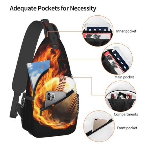 Cross Chest Bag Diagonally Sling Backpack Crossbody miniatura 3