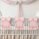 Solsew 3 Pack Large Pink Bows for Decoration 11 x 23 Inches Big Pink Bow Decor Coquette Party Background for Bachelorette Baby Shower Bridal Shower Wedding