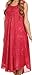 Sakkas 515DNew - Mariko Stonewashed Caftan Dress/Cover Up - Raspberry - One Size Regular