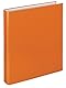 VELOFLEX 1141030 - Ringbuch Basic, DIN A4, 1 Stück, orange, Füllhöhe 25 mm, Ringordner mit 2 Ring-Mechanik, Ordner schmal