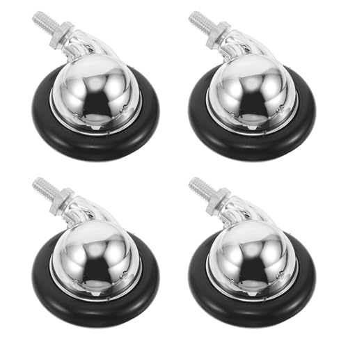 Roulettes de meuble M8 anti-rayure pour protéger sols durs et moquettes