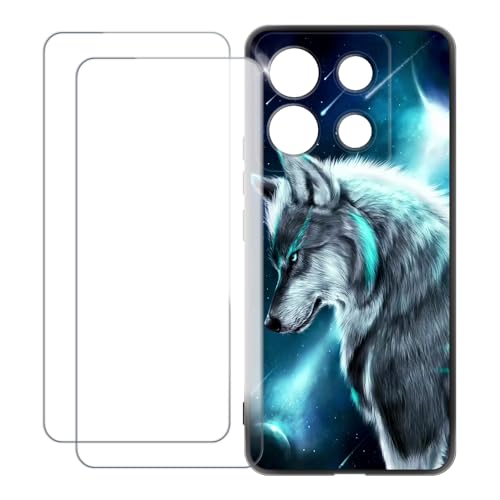 UOGNADGD Xiaomi Redmi Note 13 Pro 5G �Ƃ̌݊������� �J�X�^���J���t���P�[�X�{�����K���X�ی�t�B����2���t�� ? �Ռ��z�������h�~ (�T 3)