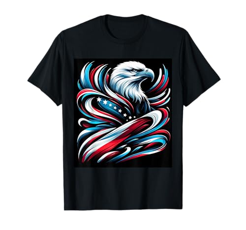 Diseño Majestic Eagle American Pride Camiseta