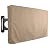 KHOMO GEAR Outdoor TV Cover Brown Universal Weatherproof Protector for 22-24 Inch TV - Fits Most Mounts & Brackets