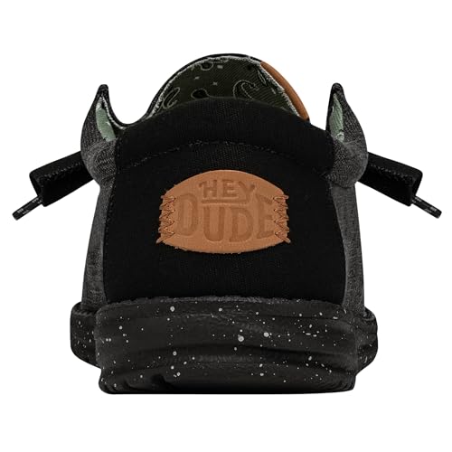 Image of HEYDUDE Men's Wally Washed Canvas, Men's Shoes, Slip-on Loafers, Comfortable & Light-Weight