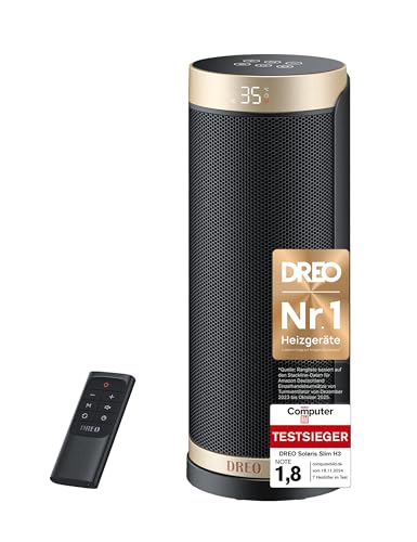 Dreo Heizlüfter Energiesparend, PTC Keramik Heizlüfte Leise,...