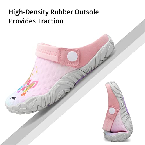 Besroad BD-ZT-BYT01-PINKBIGHORSE-36 Kids Boys Girls Swimming Hiking Water Shoes Sandals Wide House Slippers Clogs Pink Big Horse 5.5 Big Kid thumb #5